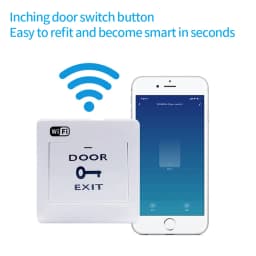 Support Tuya App WIFI Exit Switch Surface Mounted Intelligent Life Access Control System Control 4-Wire Switch