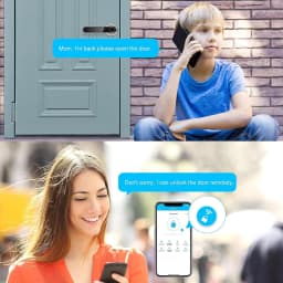 TTLOCK G2 WiFi Gateway Hub Compatible with TTLock Smart Door Lock APP Remote Control Unlock Voice Control for Alexa Google Home