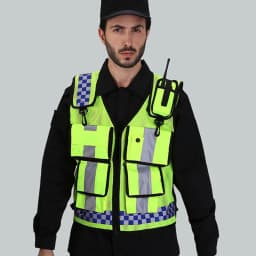 Work Clothing for Men Women Multi-Pocket Mesh Construction Traffic Working Vest Hi Vis Workwer
