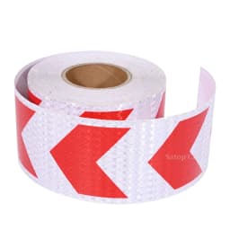 4Inch Arrow Reflective Tapes Conspicuity Waterproof Safety Caution Reflectors Warning Stickers DIY 1Meters For Car Truck Vehicle