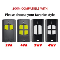 Beninca TO.GO VA 2VA 4VA Gate Remote Control 433.92MHz Rolling Code BENINCA TO.GO WV 2WV 4WV Garage Door Remote Control