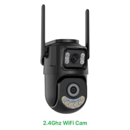 External Wifi PTZ Camera Dual Lens 2.4Ghz&5Ghz WiFi Outdoor IP Camera Auto Tracking Security Protection CCTV Surveillance ICsee