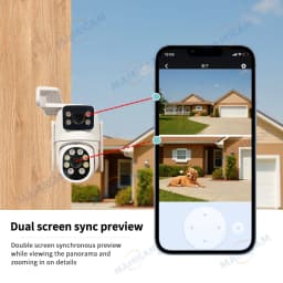 4MP WIFI IP Camera 3G 4G SIM Card PTZ 4MP Video Surveillance Cameras Outdoor Dual Lens ZOOM Alarm Color Night Camhipro App