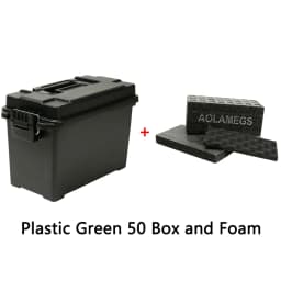 24 Pistol Magazine Holder Foam for Plastic .50Cal Ammo Can Insert Steel 50 Caliber Ammunition Box (M2A1) Replaces Gun Clip Pouch
