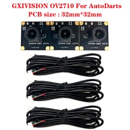 GXIVISION OV9732 30FPS 2M Cable 100 Degree USB Camera Module,3pcs OV2735/IMX179/OV2710 Compatible For Autodarts.io Scoring