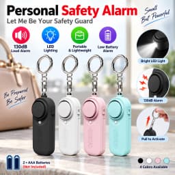 130db Protect Alert Personal Defense Siren Anti-attack Security for Children Girl Older Women Carrying Loud Panic Alarm