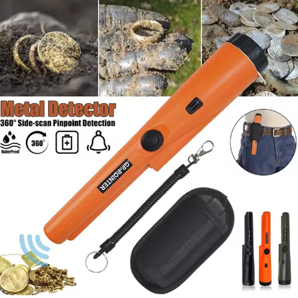 New High QualityHandheld Metal Detector GP-pointer Waterproof Positioning Rod Detecting With Bracelet LED Lights