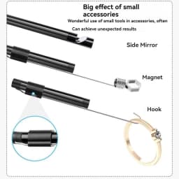 5.5/8MM TYPE-C Android Endoscope Camera IP67 Waterproof 6 LED Adjustable Borescope Mini Camera for Pipeline Inspection