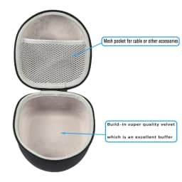 Hard Shell Shockproof Protective Storage Bag Carrying Case for Electronic Shooting Earmuff - Hard Storage Travel Protective Carr