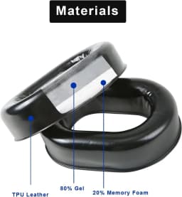 Hight Quality Ear Pads for David Clark H10 Series Headsets, ATH-50x,Rugged, Faro, ASA Telex 25xt Pilot Aviation Headphone