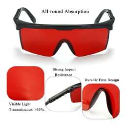 Lasers Goggles Safety Spectacles Lightproof Protective Glasses for UV Light Glasses
