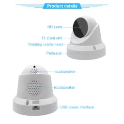 3MP V380 Pro App WiFi IP Camera 10x Zoom Smart Home Security Night Vision Indoor Wireless Celling Mount CCTV Dome Camera