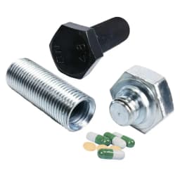 1/4PCS Creative Bolt Container Hidden Safe Nut And Screw Secret Security Storage Box Hide Storage Stash Jars Diversion Container