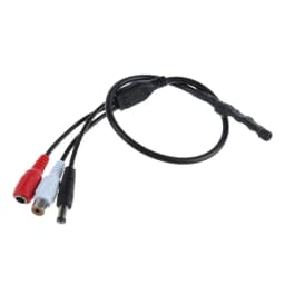 Uvusee Mini Microphone High Sensitive Pickup Audio Mic Microphone for Cctv Security Camera DVR System