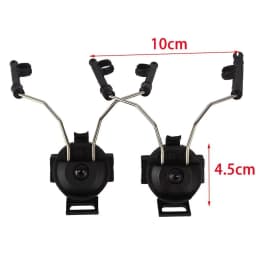 BOOIU Tactical Helmet Headset Bracket Fast Ops Core Helmet ARC Rail Adapter Mount Hunting Military Noise Cancelling Headset
