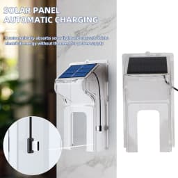 Transparent Plastic Doorbell Rain Cover Doorbell Rain Cover Transparent Plastic ABS Weatherproof Solar Powered Door Cover