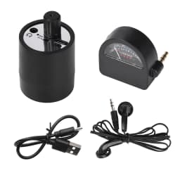 Water Mains Leak Detector Underground Pipe Leak Monitor Portable Type-C Leak Detector Kit with Headphones for Indoor and Outdoor