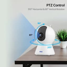 KERUI 5MP Tuya Smart Mini WiFi IP Camera Indoor Wireless Security Home CCTV Surveillance Camera 3MP Full HD With Auto Tracking