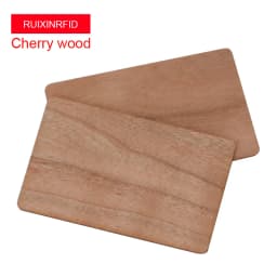 100PCS Waterproof Natural Wooden NFC 213 RFID Blank Tag Business Card High Quality Access Control Card