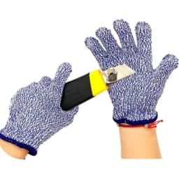Grey Pink Blue Child Anti-cutting Gloves Wear-resistance HPPE Work Safety Gloves Wood Work Lever 5 Protective Mittens