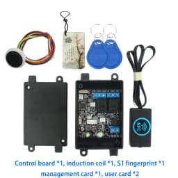Mobile phone NFC fingerprint relay electric lock control panel IC 13.56mhz dual channel relay module car door modification