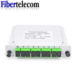 Optical Fiber Splitter 1-2 1-4 1-8 1-16 SC APC Cassette Box Plug-in Type Optical Splitter