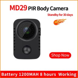 Ynmee MD29 PIR Mini Camera 1080P Full HD Smart Security Pocket Night Vision Camcorder Standby Video Recorder No APP Body Cams