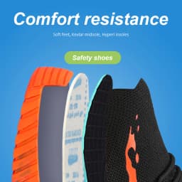 High Top Man Boots Safety Protective Shoes Steel Toe Work Shoes Men Anti-puncture Safety Shoes Men Women Work Safety Boots