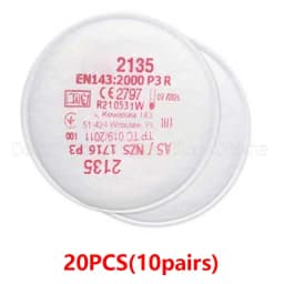 6200 2135/2138 P3 R Particulate Filter with nuisance level Half Facepiece Mask Reusable Respirator Organic Vapor for 3m 6200