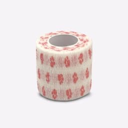 Printed Self Elastic Adhesive Athletic Tape Wraps 2.5cm Sports Colorful Bandage for Tattooing Finger Joint Knee Pet