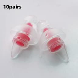 Reusable High Fidelity Concert Silicone Ear Plugs for Noise Cancelling Musicians Motorcycles Sleeping Work, Study, Swim