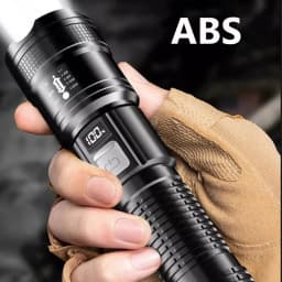 100000 LM Super Bright Long Range LED Flashlight Tactical Flashlight Outdoor Waterproof Flashlight Camping Defensa Lantern Torch