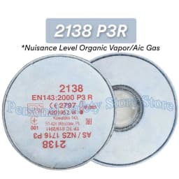 2135/2138 P3 R Particulate Filter with nuisance level for 3m 6800 7502 6200 Series Respirator Dust Mask
