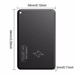 New Wireless Charging Tracking Location Wallet Tracker Card Waterproof GPS Locator Work with Apple Find My App Bluetooth Tracker
