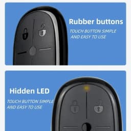 1-5pcs 433MHz Four-Key Copy Wireless Remote Control for Electric Garage Access Electric Lane Gate Battery Powered Self Copy Remo