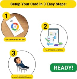 1Pc Reusable Review Tap Card Google Reviews Tap NFC Card Review Us on Google Tap Card Enhances SEO Saves Time User-Friendly