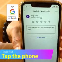 1Pc Reusable Review Tap Card Google Reviews Tap NFC Card Review Us on Google Tap Card Enhances SEO Saves Time User-Friendly