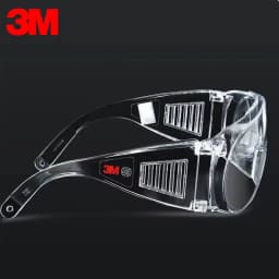 3M 1611HC Protective Glasses Genuine Security Safety Glasses Anti-Shock Anti-Scratch Flat Light Goggles