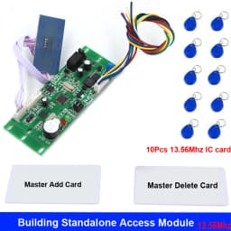 125Khz/13.56Mhz Proximity Rfid Reader Access Control PCB Board intercom module Embedded Access Control module 15000 user