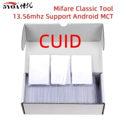 5YOA 100pcs/lot CUID Card RFID Gen2 Smart Chip Android App MCT Modify UID Block 0 Changeable Rewritable Copy 13.56Mhz IC