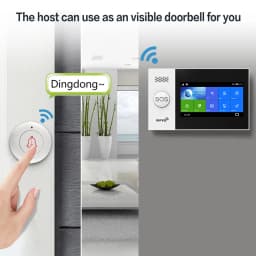 Mulo Smart Home WIFI Wireless Home Alarm System PG107 Tuya 4G Burglar Security Alarm Support Alexa & Google Suitable For Garage