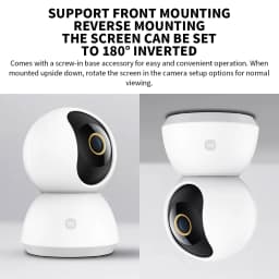 Xiaomi 360° Smart Home Security Camera Mi PTZ 2K Webcam 1296P 3 Megapixel AI Human Detection Night Vision Webcam Work With Mijia