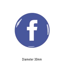 On-Metal Google Reviews Instagram Facebook NFC Tag Sticker Epoxy Lables for Social Media