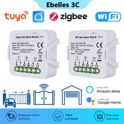 Tuya WiFi Zigbee Gate Door Opener Universal Garage Door Control Smart Garage Controller Module Smart Life App for Alexa Google