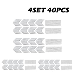 10~50Pcs Reflective Stickers Used for Safety Helmet Night Working Safe Driving Warning Motorcycle Helmet Car Reflection Sticker