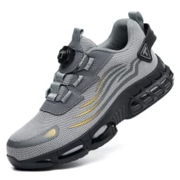 Botones Giratorios Zapatos De Seguridad Masculinos, Zapatos De Trabajo, Botas De Seguridad Anticoagulantes Tactical Boots