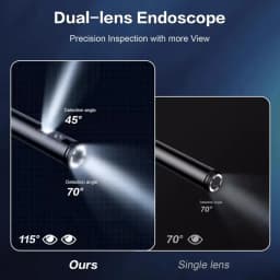 8mm 1080P Endoscope Automotive Boroscope Inspection Device Camera For Apple Iphone IOS Smart Phone Android Type C Cars Mobile