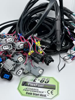 E85 Ethanol Kit for 4Cylinder Cars - Cold Start Assist, Flex Fuel Converter, Bioethanol Performance with Universal Compatibility