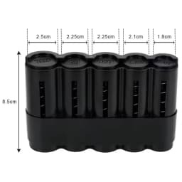 New Portable 5 Slots Euro Coin Holder Hidden Safe Coin Collector Dispenser Fanny Pack Cash Receipt Waist Wallet Waiter's Driver