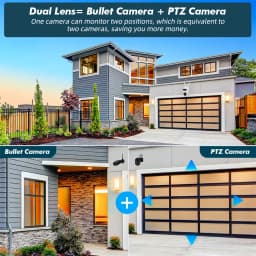 FUERS 5K 10MP Dual Lens IP Camera Tuya Smart Home Security Auto Tracking Wireless Alarm WIFI CCTV Surveillance Outdoor Camera